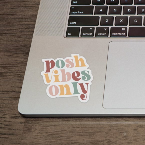Posh Vibes Only - Groovy Sticker Decal 3” - Picture 3 of 3